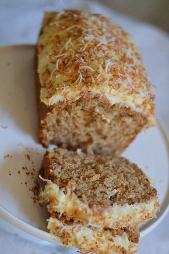 Banana & Coconut Cake - Lisa Eats World